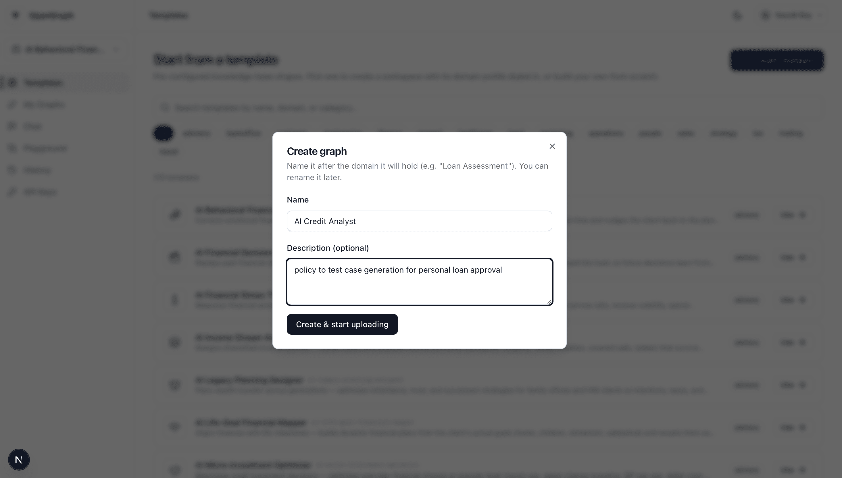 Name your graph, drop your knowledge.